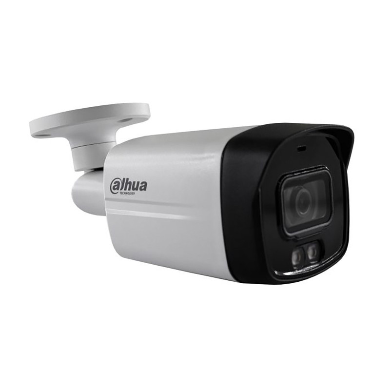 دوربین مداربسته آنالوگ بولت داهوا مدل DH-HAC-HFW1209TLMP-LED با اتصال باسیم BNC، دید در شب تا 40 متر و استاندارد مقاومتی IP67
