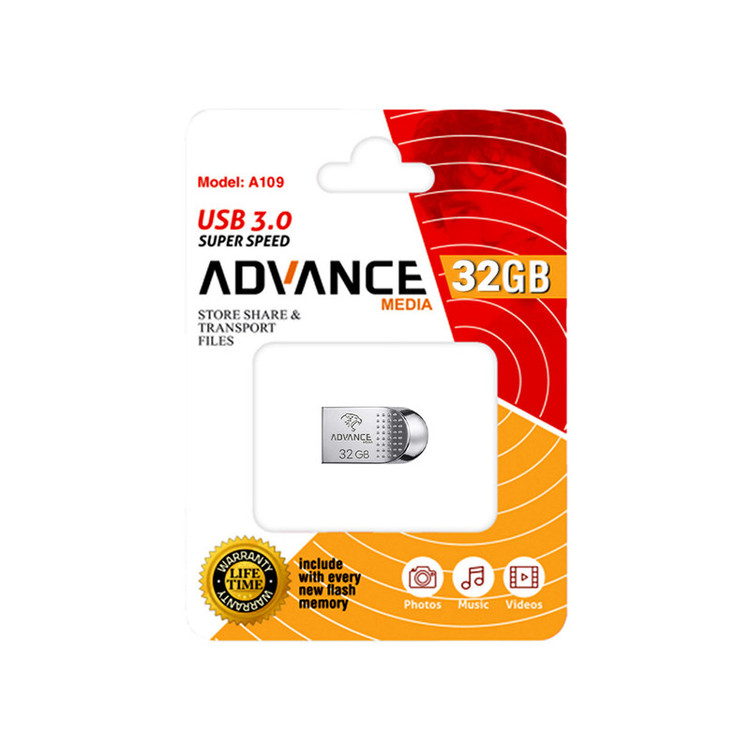 فلش مموری ادونس مدل A-109 ظرفیت 32 گیگابایت با رابط USB