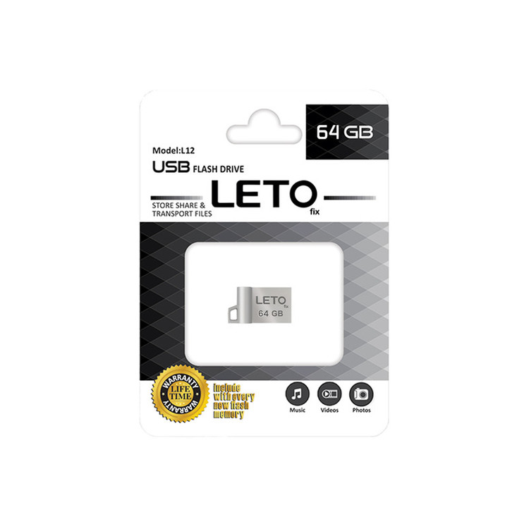 فلش مموری لتو مدل L12 ظرفیت 64 گیگابایت با رابط USB-A