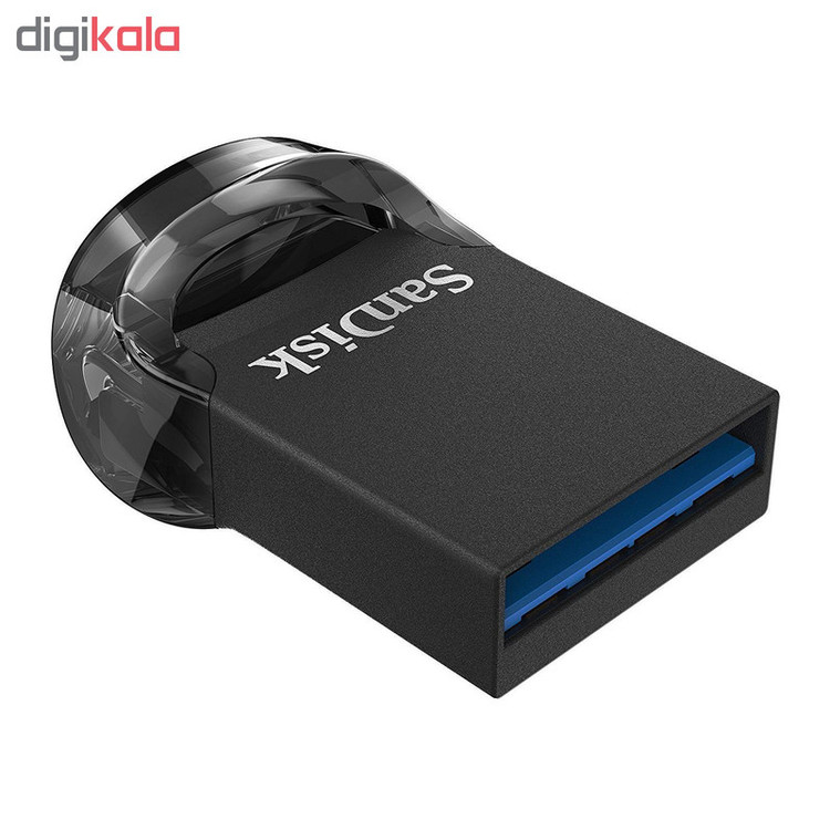 فلش مموری سن دیسک مدل ULTRA FIT USB 3.1 ظرفیت 32 گیگابایت با سرعت خواندن 130 مگابایت بر ثانیه، طراحی فوق کوچک، نرمافزار امنیتی SanDisk SecureAccess و بازیابی فایل RESCUEPRO Deluxe، مناسب ضبط خودرو و تلویزیون