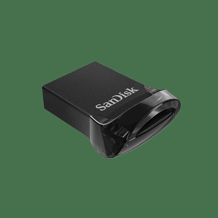 فلش مموری سن دیسک مدل ULTRA FIT USB 3.1 ظرفیت 32 گیگابایت با سرعت خواندن 130 مگابایت بر ثانیه، طراحی فوق کوچک، نرمافزار امنیتی SanDisk SecureAccess و بازیابی فایل RESCUEPRO Deluxe، مناسب ضبط خودرو و تلویزیون