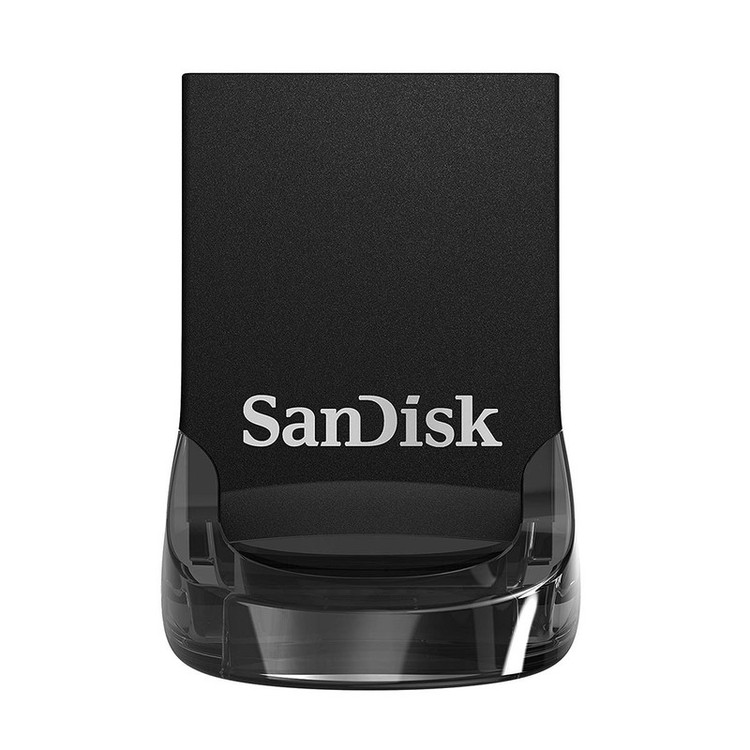فلش مموری سن دیسک مدل ULTRA FIT USB 3.1 ظرفیت 32 گیگابایت با سرعت خواندن 130 مگابایت بر ثانیه، طراحی فوق کوچک، نرمافزار امنیتی SanDisk SecureAccess و بازیابی فایل RESCUEPRO Deluxe، مناسب ضبط خودرو و تلویزیون
