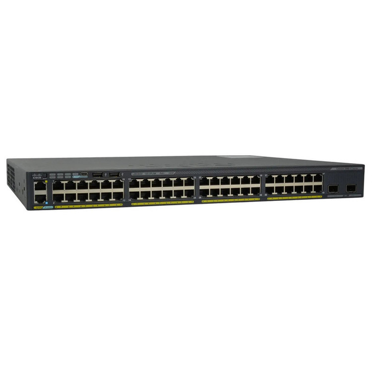 سوییچ شبکه 48 پورت POE سیسکو مدل WS-C2960X-48FPD-L RF