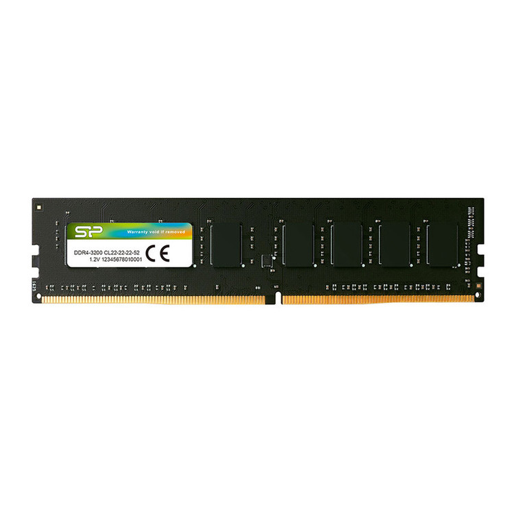 رم دسکتاپ DDR4 تک کاناله 3200 مگاهرتز CL22 سیلیکون پاور مدل SP ظرفیت 32 گیگابایت