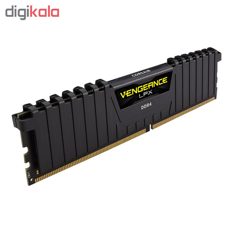 رم دسکتاپ کورسیر مدل Vengeance LPX DDR4 دو کاناله 32 گیگابایت 3200 مگاهرتز CL16 با هیتسینک آلومینیومی و پشتیبانی از XMP 2.0 برای اورکلاکینگ پایدار و خنککنندگی بهینه