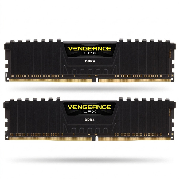 رم دسکتاپ کورسیر مدل Vengeance LPX DDR4 دو کاناله 32 گیگابایت 3200 مگاهرتز CL16 با هیتسینک آلومینیومی و پشتیبانی از XMP 2.0 برای اورکلاکینگ پایدار و خنککنندگی بهینه