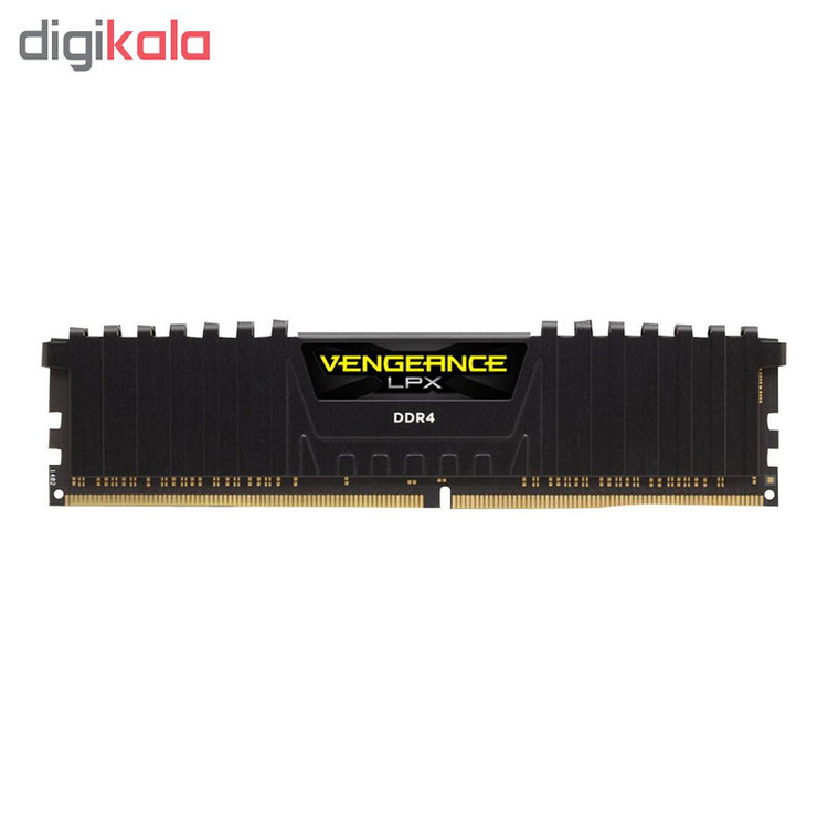 رم دسکتاپ کورسیر مدل Vengeance LPX DDR4 دو کاناله 32 گیگابایت 3200 مگاهرتز CL16 با هیتسینک آلومینیومی و پشتیبانی از XMP 2.0 برای اورکلاکینگ پایدار و خنککنندگی بهینه