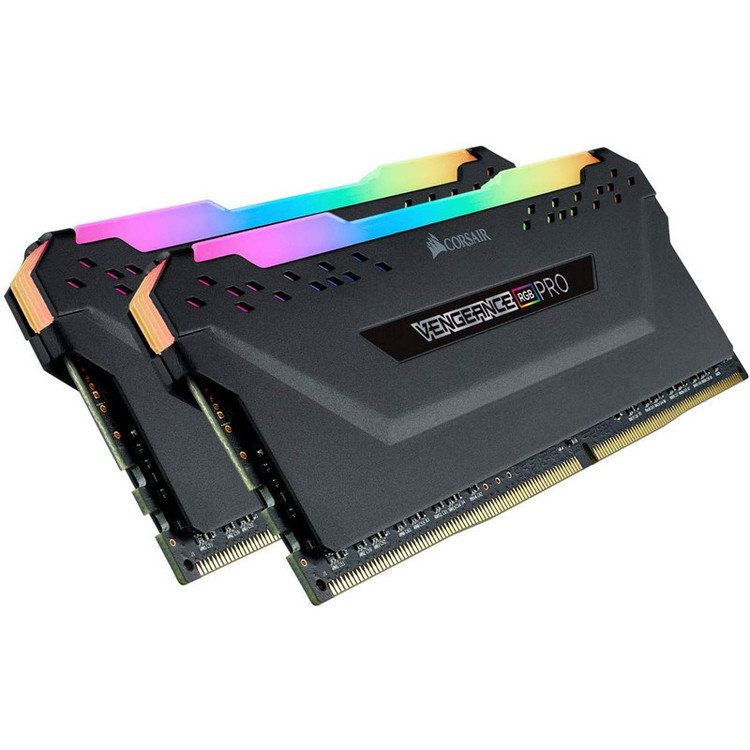 رم دسکتاپ کورسیر Vengeance RGB Pro DDR4 دوکاناله 32 گیگابایت 3600 مگاهرتز CL18 با هیتسینک خنککننده و ماژول DIMM