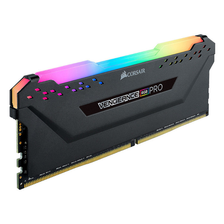 رم دسکتاپ کورسیر Vengeance RGB Pro DDR4 دوکاناله 32 گیگابایت 3600 مگاهرتز CL18 با هیتسینک خنککننده و ماژول DIMM