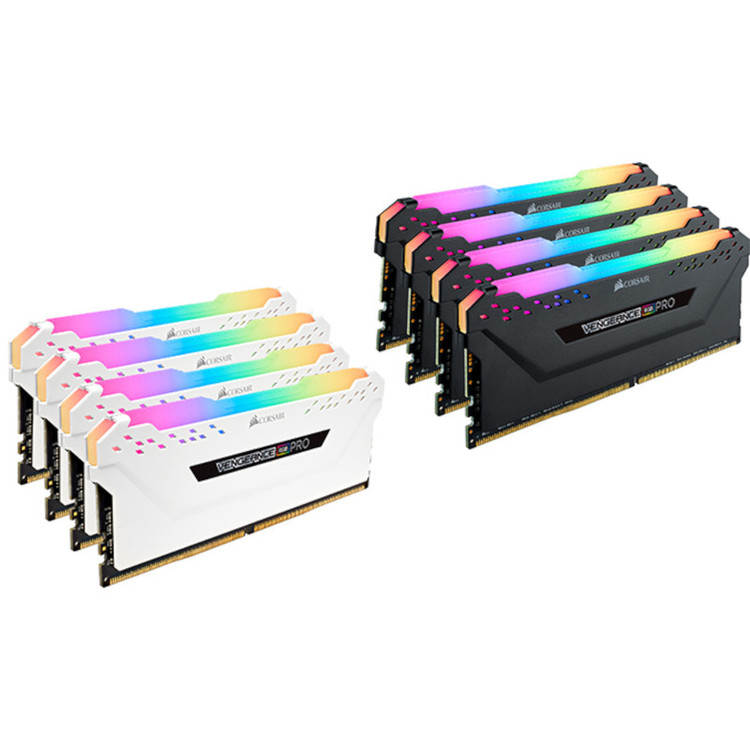 رم دسکتاپ کورسیر Vengeance RGB Pro DDR4 دوکاناله 32 گیگابایت 3600 مگاهرتز CL18 با هیتسینک خنککننده و ماژول DIMM