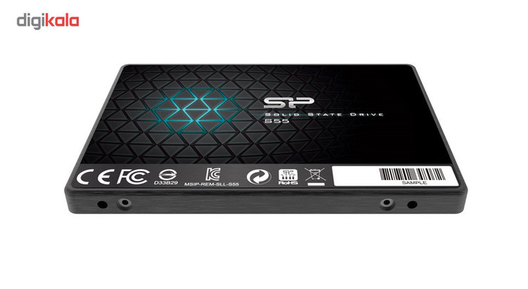 اس اس دی اینترنال SATA3.0 سیلیکون پاور مدل Slim S55 ظرفیت 480 گیگابایت