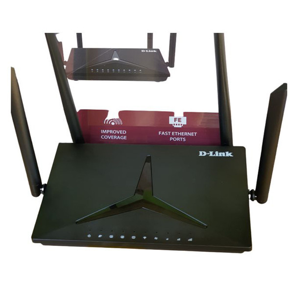 مودم روتر بیسیم خانگی 4G دی-لینک مدل DWR-M920 با شیار سیمکارت، پشتیبانی از 32 کاربر، سرعت انتقال 150 مگابیت، چهار آنتن داخلی و خارجی و رابط RJ-45 WAN/LAN