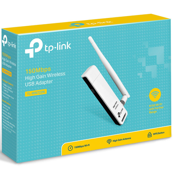 کارت شبکه USB و بیسیم تی پی-لینک مدل TL-WN722N