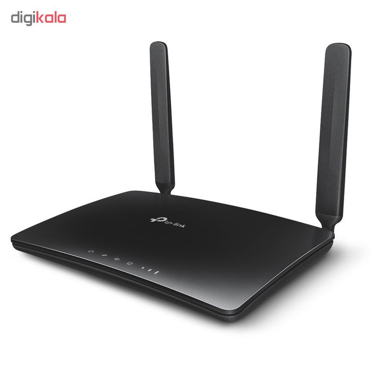 مودم روتر بیسیم تی پی-لینک مدل Archer MR200/AC750_Ver-4 با پشتیبانی از 4G LTE و 3G، دو آنتن خارجی، فرکانس دوگانه 2.4 و 5 گیگاهرتز، سرعت انتقال داده تا 300 مگابیت بر ثانیه، قابلیت اتصال 64 کاربر، پشتیبانی از سیم کارت میکرو و امکانات WPS و کلید روشن/خاموش