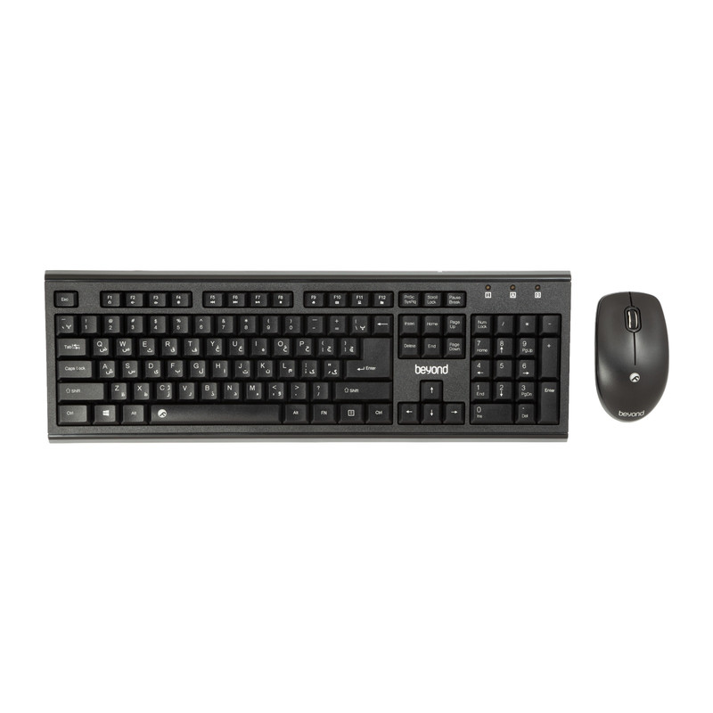 کیبورد و ماوس بیاند مدل bmk-8320rf with key skin
