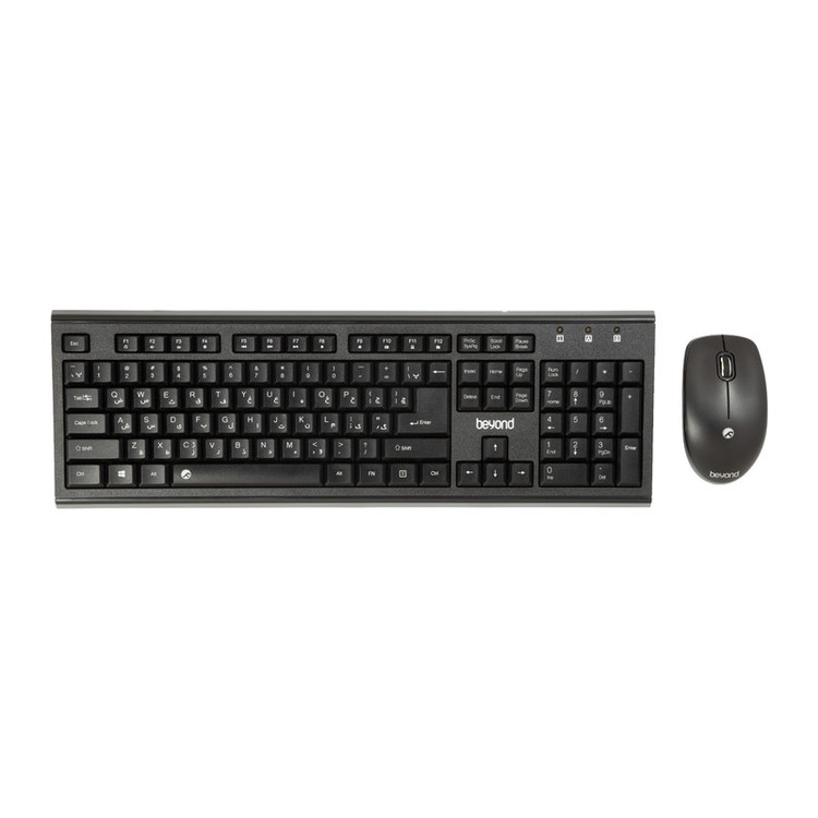 کیبورد و ماوس بیاند مدل bmk-8320rf with key skin