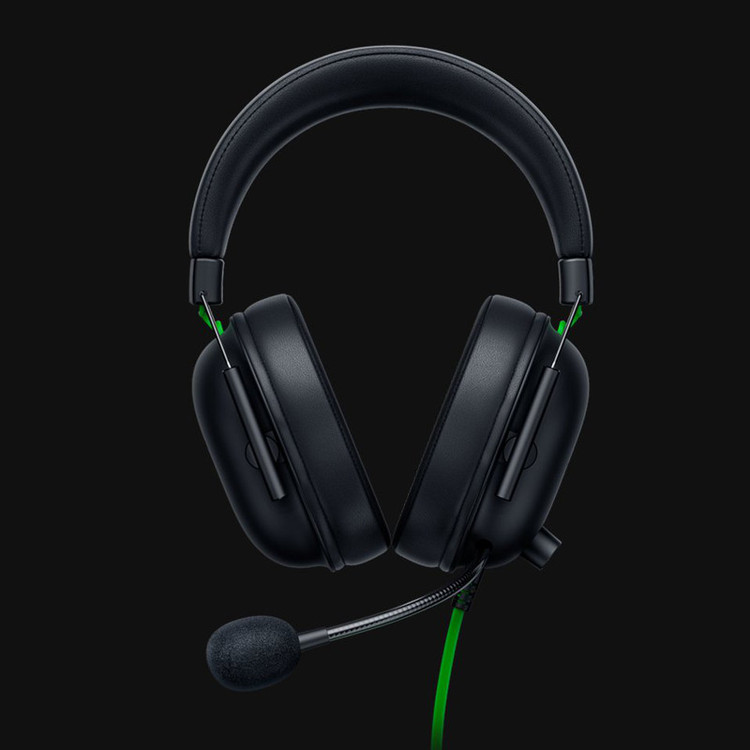 هدست گیمینگ ریزر مدل BlackShark V2 X با نویز کنسلینگ بدنه و نویز کنسلینگ میکروفون (ENC)، اتصال از طریق جک 3.5 میلیمتری، دارای صدای فراگیر 7.1 کاناله، دارای تکنولوژی صدای 360 درجه