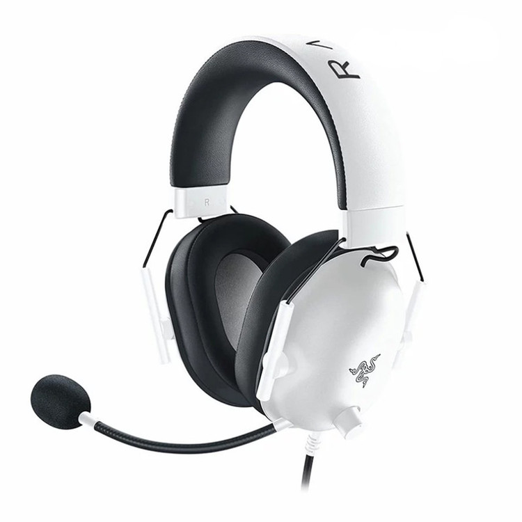 هدست گیمینگ ریزر مدل BlackShark V2 X با نویز کنسلینگ بدنه و نویز کنسلینگ میکروفون (ENC)، اتصال از طریق جک 3.5 میلیمتری، دارای صدای فراگیر 7.1 کاناله، دارای تکنولوژی صدای 360 درجه