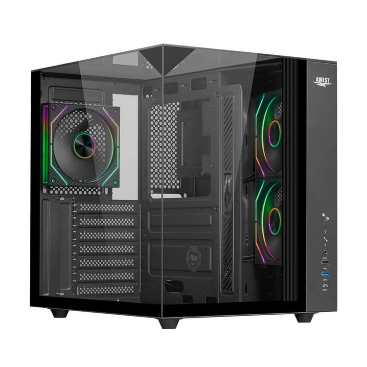 کیس کامپیوتر گیمینگ اوست مدل AQ15 TG B