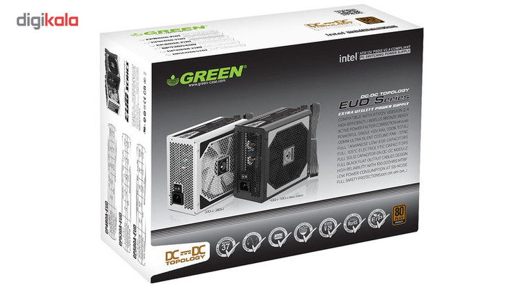 منبع تغذیه کامپیوتر گرین مدل GP480A-EUD