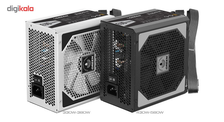 منبع تغذیه کامپیوتر گرین مدل GP480A-EUD
