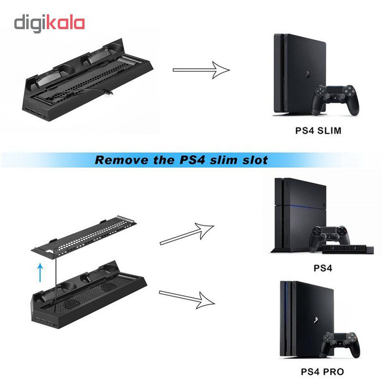 پایه نگهدارنده مدل YH-24 مناسب پلی استیشن 4 اسلیم و پرو