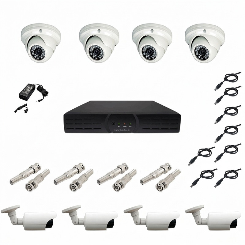 پک سیستم امنیتی نظارتی دوربین مداربسته SX8008A