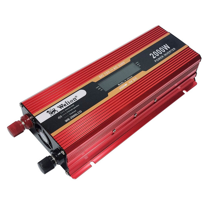 اینورتر ویلیون مدل WE-2000LCD ظرفیت 2000 وات