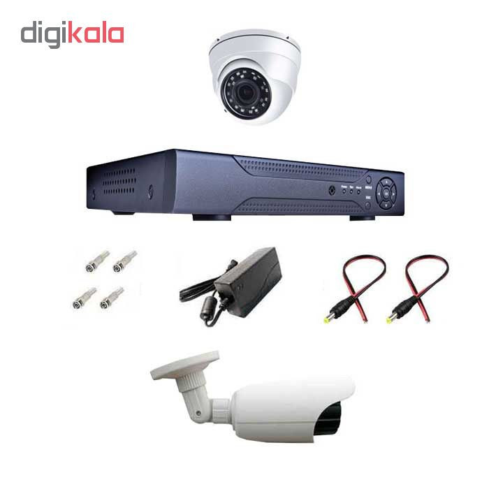 پک سیستم امنیتی حفاظتی دوربین مداربسته نظارتی مدل SX4001A