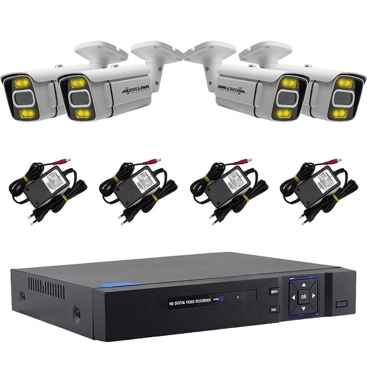 سیستم امنیتی مدل FULL KIT AHD 4 ECONOMIC