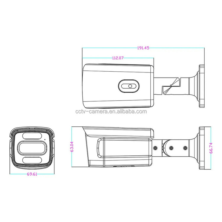 سیستم امنیتی مدل PACK AHD 3 STAR LIGTH - AXESSLINK