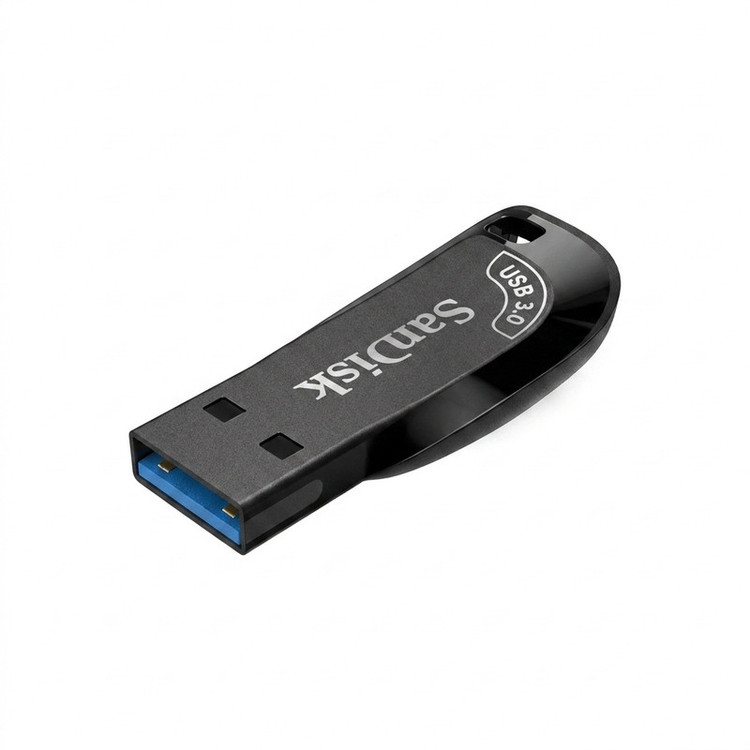 فلش مموری سن دیسک مدل ULTRA SHIFT CZ410 ظرفیت 128GB، سرعت خواندن 100MB/s، مجهز به USB 3.1 با سرعت 15 برابر USB 2.0، دارای نرمافزار امنیتی و بازیابی فایل، مناسب ضبط خودرو و تلویزیون