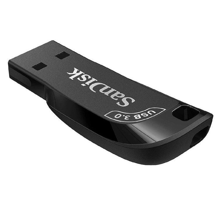فلش مموری سن دیسک مدل ULTRA SHIFT CZ410 ظرفیت 128GB، سرعت خواندن 100MB/s، مجهز به USB 3.1 با سرعت 15 برابر USB 2.0، دارای نرمافزار امنیتی و بازیابی فایل، مناسب ضبط خودرو و تلویزیون