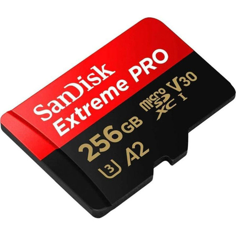 کارت حافظه SDSQXCU سن دیسک مدل Extreme Pro 4k استاندارد UHS-I سرعت 200MBps ظرفیت 256 گیگابایت