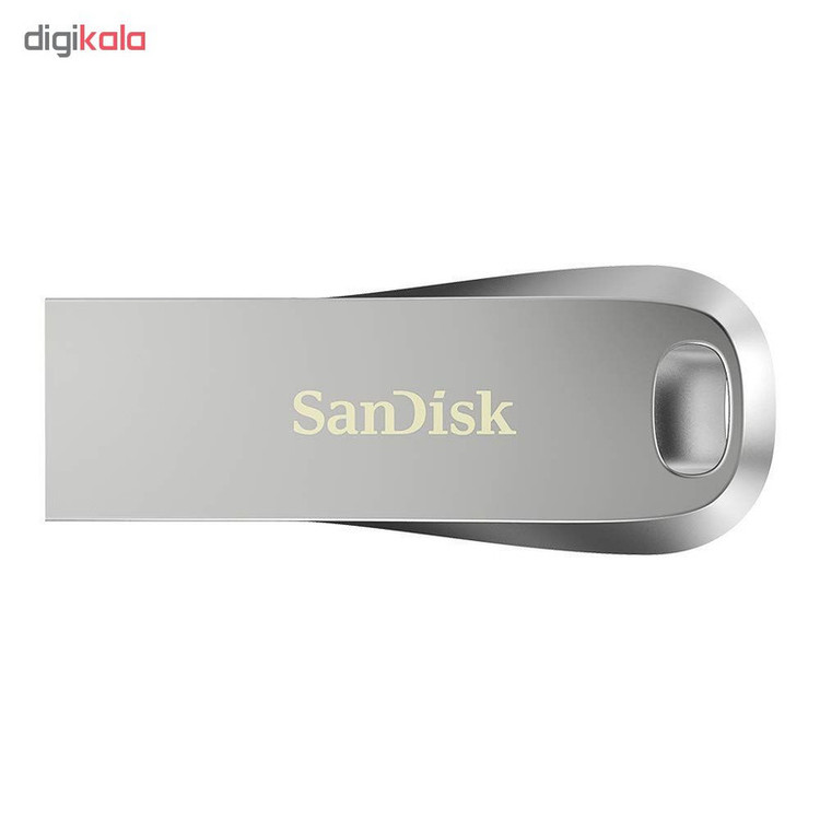 فلش مموری سن دیسک مدل Ultra Luxe ظرفیت 256 گیگابایت، رابط USB 3.1، سرعت خواندن 150 مگابایت بر ثانیه، بدنه فلزی مقاوم، پشتیبانی از نرمافزار کدگذاری اطلاعات