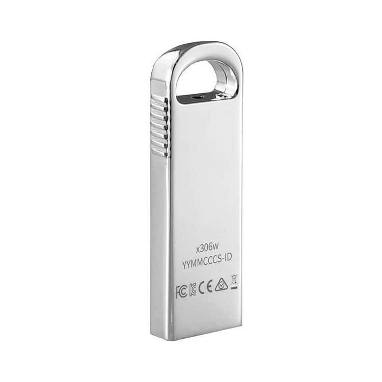 فلش مموری 64 گیگابایت اچپی مدل X306W با رابط USB سهنقطهدو، سرعت خواندن 120 مگابایت بر ثانیه و بدنه استیل