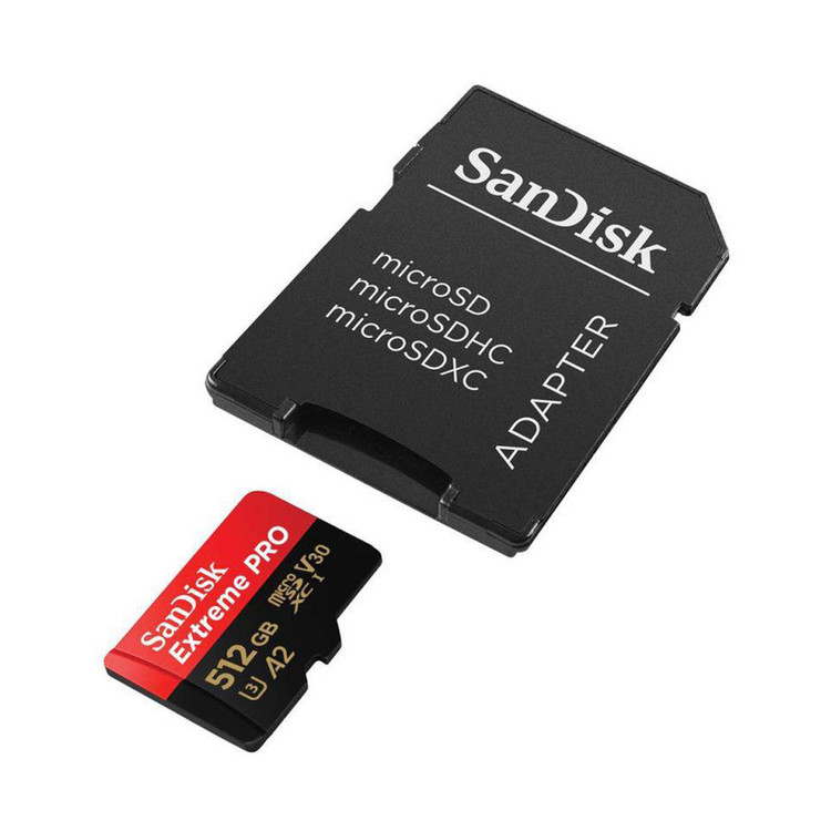 کارت حافظه SDSQXCU سن دیسک مدل Extreme Pro 4k استاندارد UHS-I سرعت 200MBps ظرفیت 512 گیگابایت