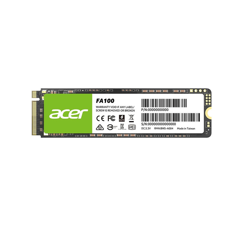 اس اس دی اینترنال PCIe Gen3 x4 ایسر مدل FA100 ظرفیت 256 گیگابایت