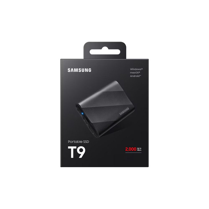 اس اس دی اکسترنال سامسونگ مدل T9 ظرفیت 4 ترابایت رابط USB 3.2 Gen2