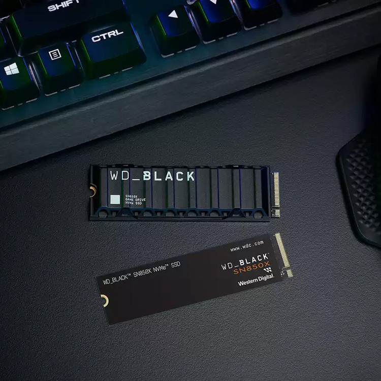 اس اس دی اینترنال PCIe Gen4 x4 وسترن دیجیتال مدل WD Black SN850X ظرفیت 4 ترابایت