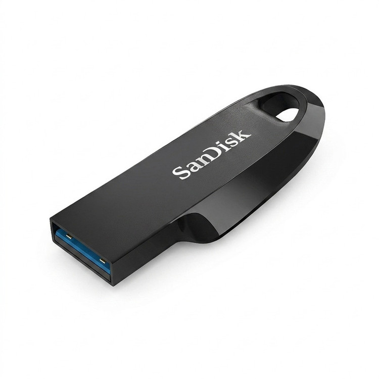 فلش مموری سن دیسک مدل CZ550 CURVE USB3.2 ظرفیت 128 گیگابایت