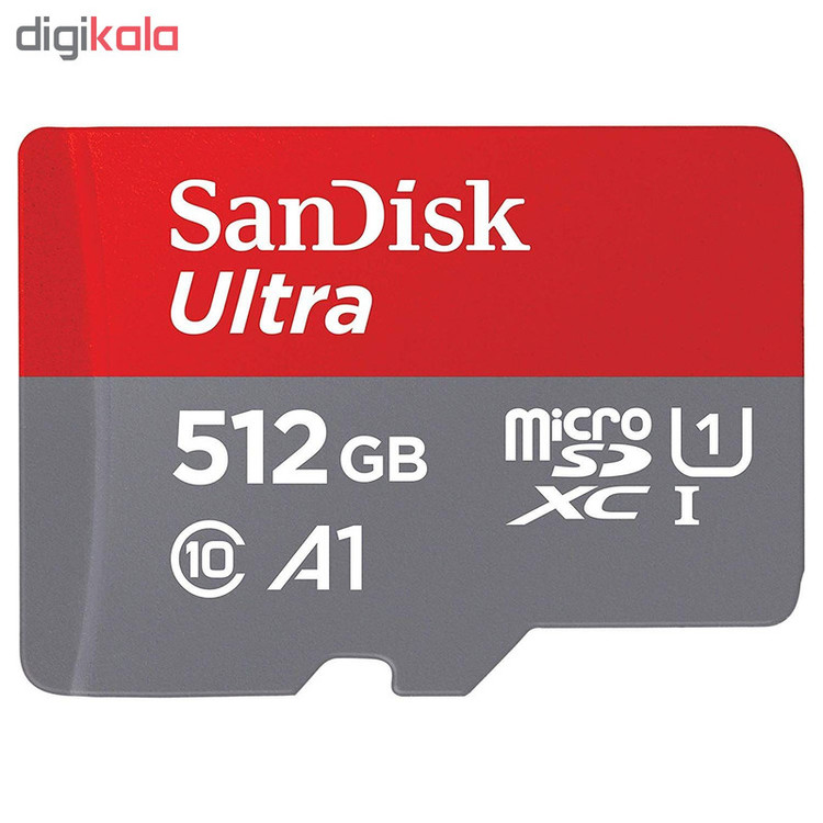کارت حافظه microSDXC سن دیسک مدل Ultra کلاس 10 استاندارد UHS-I U1 سرعت 100MBps ظرفیت 512 گیگابایت