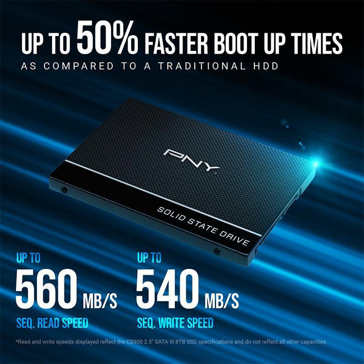 اس اس دی اینترنال پی ان وای مدل PNY CS900 ظرفیت 250 گیگابایت
