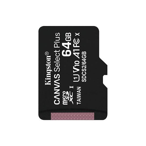 کارت حافظه microSDXC کینگستون مدل CANVAS کلاس 10 استاندارد UHS-I U1 سرعت 100MBps ظرفیت 64 گیگابایت