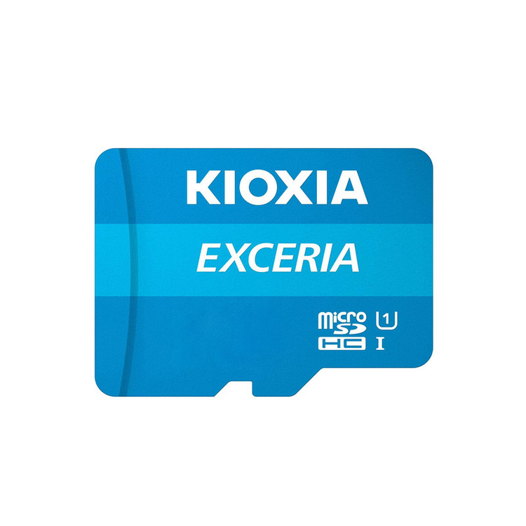 کارت حافظه microSDHC کیوکسیا مدل EXCERIA کلاس 10 استاندارد UHS-I U1 سرعت 100MBps ظرفیت 128 گیگابایت به همراه آداپتور SD
