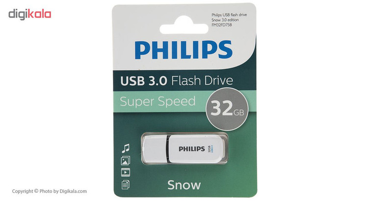 فلش مموری فیلیپس مدل Snow-FM32FD75B ظرفیت 32 گیگابایت