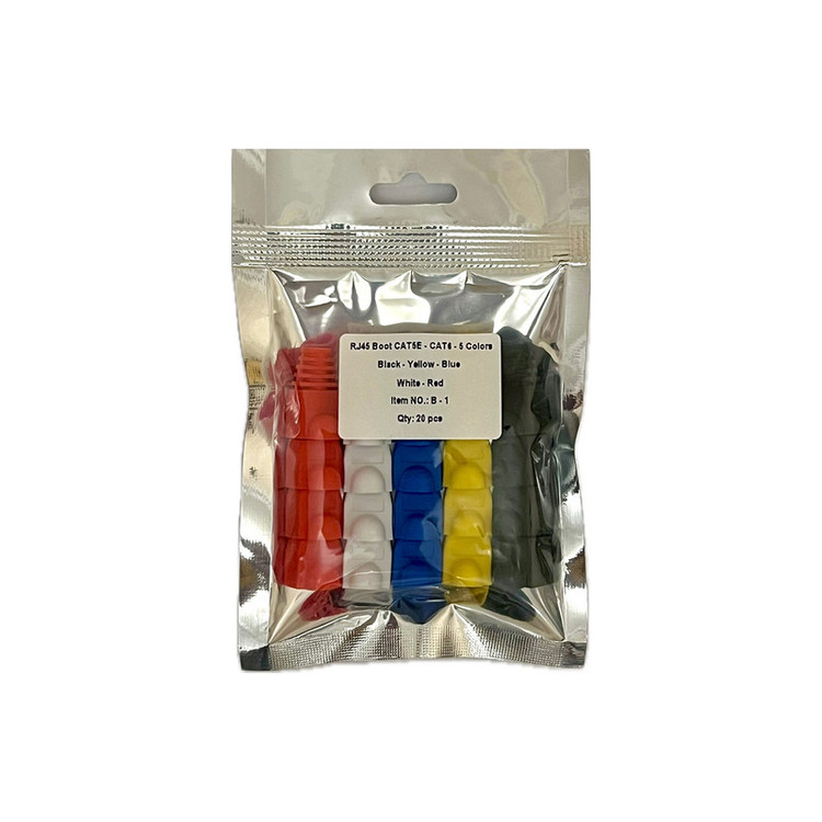 محافظ سوکت شبکه RJ45 آذرفام مدل B-1 بسته 20 عددی