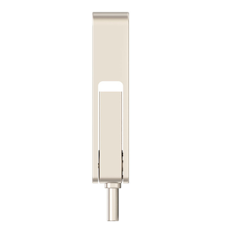 فلش مموری اچپی مدل x206c ظرفیت 64 گیگابایت با طراحی چرخشی، بدنه فلزی، دو رابط USB Type-C و USB Type-A، سرعت انتقال تا 100 مگابایت بر ثانیه و سازگار با ویندوز و مک