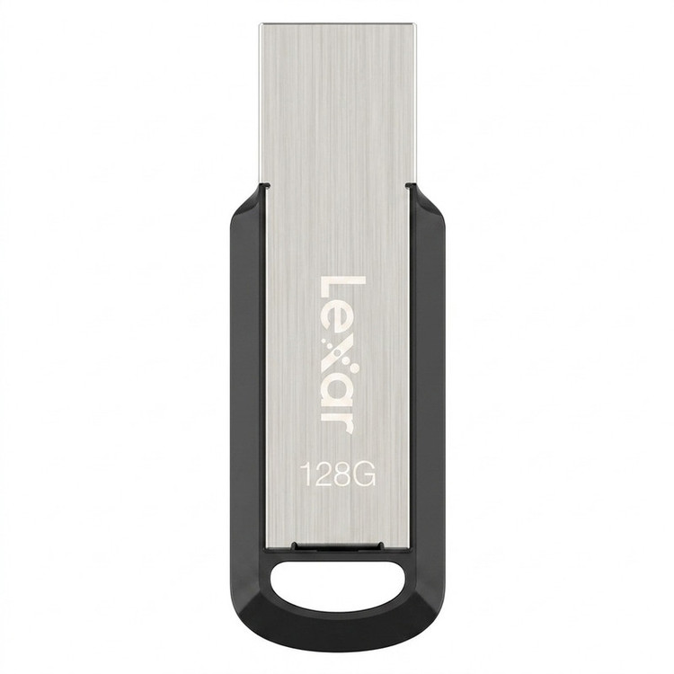فلش مموری لکسار مدل M400 ظرفیت 128 گیگابایت رابط USB 3.0 مقاوم در برابر ضربه و سازگار با سیستمهای PC و Mac
