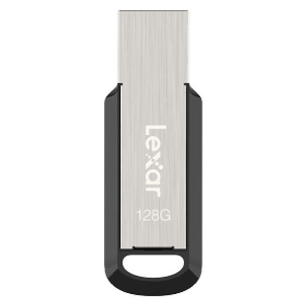فلش مموری لکسار مدل M400 ظرفیت 128 گیگابایت رابط USB 3.0 مقاوم در برابر ضربه و سازگار با سیستمهای PC و Mac